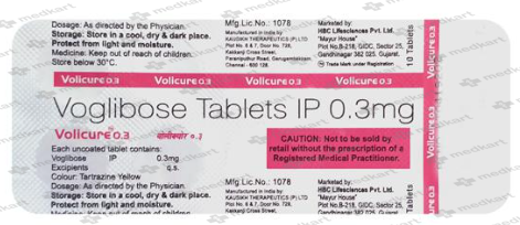 VOLICURE 0.3MG TABLET 10'S