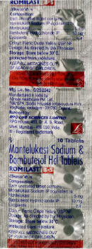 ROMILAST B 5/10MG TABLET 10'S