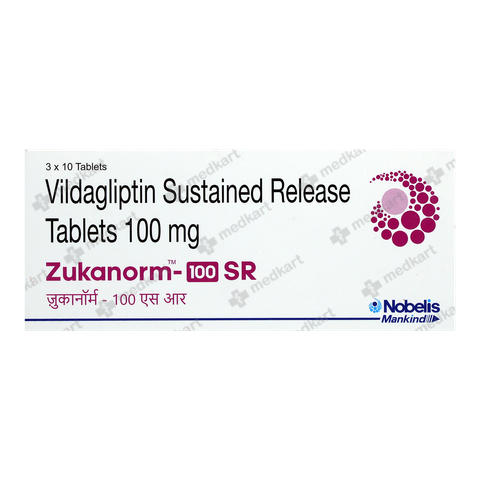 ZUKANORM 100MG SR TABLET 10'S