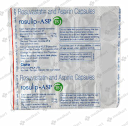 ROSULIP ASP 10/75MG CAPSULE 15'S