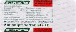 SULPITAC 50MG TABLET 10'S