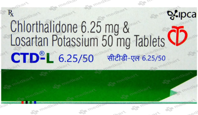 CTD L 6.25/50MG TABLET 10'S