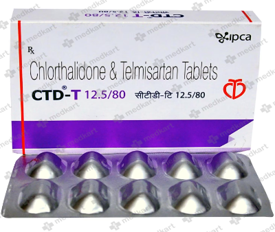 CTD T 12.5/80MG TABLET 10'S