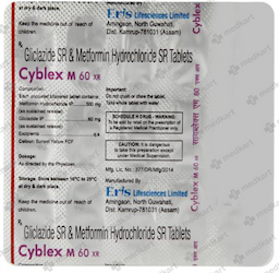 CYBLEX M XR 60MG TABLET 15'S