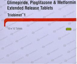 TRIOBIMET 1MG TABLET 10'S