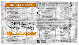 UNISTAR 20/75MG CAPSULE 10'S