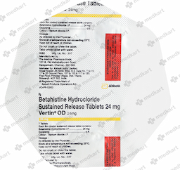 VERTIN OD 24MG TABLET 7'S