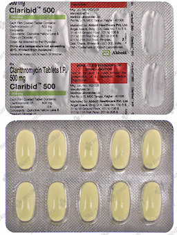 CLARIBID 500MG TABLET 10'S