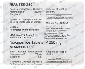 NIANEED 250MG TABLET 15'S