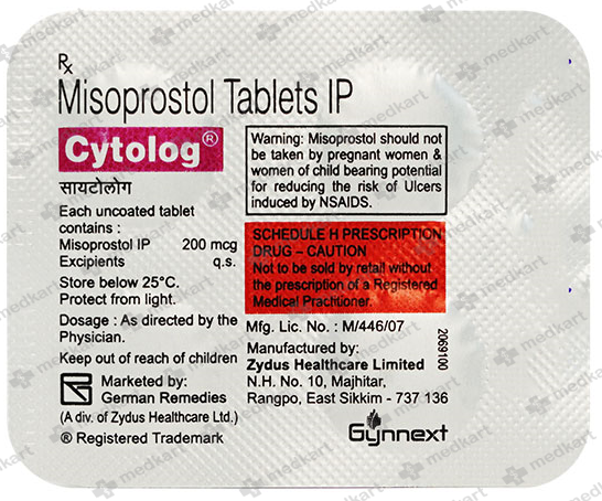 CYTOLOG 200MCG TABLET 4'S