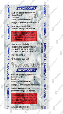 SIZODON 1MG TABLET 10'S