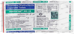 VERTISTAR MD 24MG TABLET 10'S