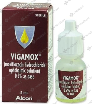 VIGAMOX OPHTHALMIC SOLUTION 5 ML