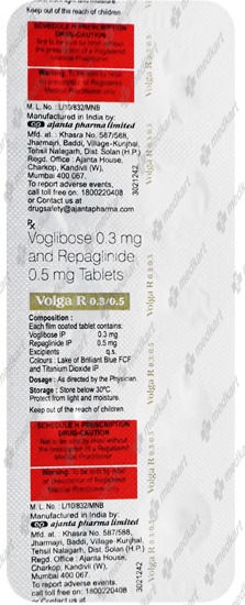 VOLGA R 0.5/0.3MG TABLET 10'S