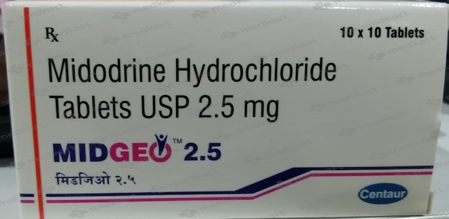 MIDGEO 2.5MG TABLET 10'S