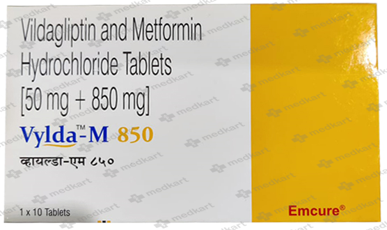 VYLDA M 850MG TABLET 10'S