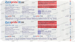 ZUCAPRIDE M500MG TABLET 10'S