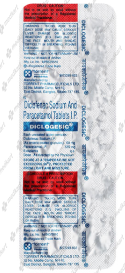 DICLOGESIC 50/325MG TABLET 10'S