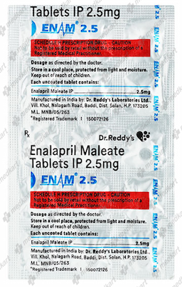 ENAM 2.5MG TABLET 15'S