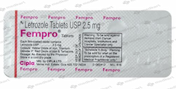 FEMARA 2.5MG TABLET 10'S