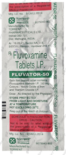 FLUVATOR 50MG TABLET 10'S