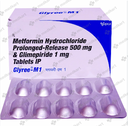 GLYREE M 1MG TABLET 10'S