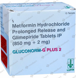 GLUCONORM G PLUS 2MG TABLET 15'S