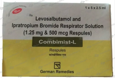 COMBIMIST L 2.5ML RESPULES 5'S