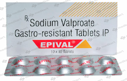 EPIVAL 200MG TABLET 10'S