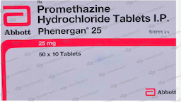 PHENARGAN 25MG TABLET 10'S