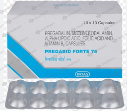 PREGABID FORTE 75MG TABLET 10'S