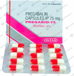 PREGABID 75MG TABLET 15'S