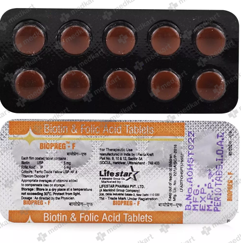 BIOPREG F TABLET 10'S