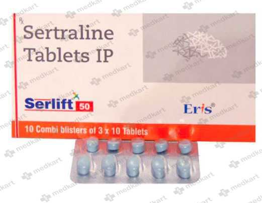 SERLIFT 50MG TABLET 10'S