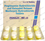 PIOGLIT MF 15MG TABLET 10'S