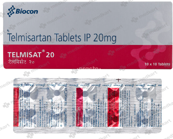 TELMISAT 20MG TABLET 10'S