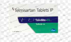 TELVILITE 80MG TABLET 10'S