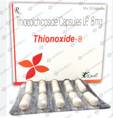 THIONOXIDE 8MG CAPSULE 10'S