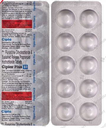 CIPLAR PLUS 10MG TABLET 10'S