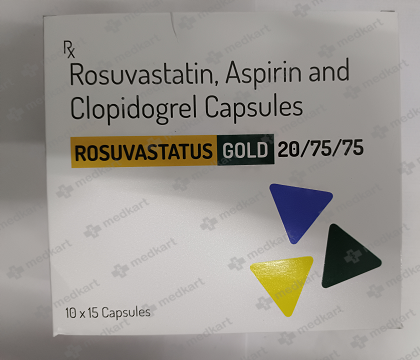 ROSUVASTATUS GOLD 20/75/75MG TABLET 15'S