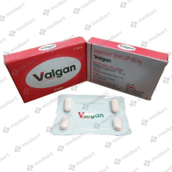 VALGAN 450MG TABLET 4'S