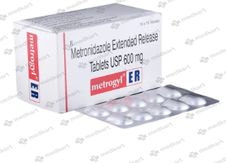 METROGYL ER 600MG TABLET 10'S