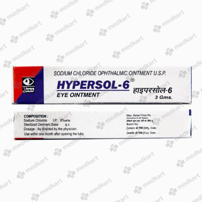 HYPERSOL 6 OINTMENT 3 GM