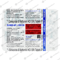 GLIMED MF 1/1000SR TABLET 10'S