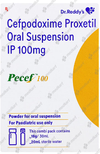 PECEF 100MG SUSPENSION 30 ML