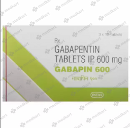 GABAPIN 600MG TABLET 10'S