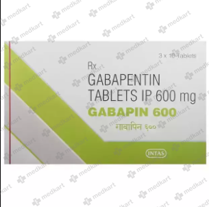 GABAPIN 600MG TABLET 10'S