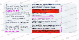 RABIUM 10MG TABLET 10'S