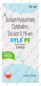 HYLA PF EYE DROPS 10 ML