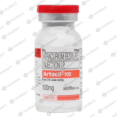 ARTACIL 100MG VIAL INJECTION 10 ML